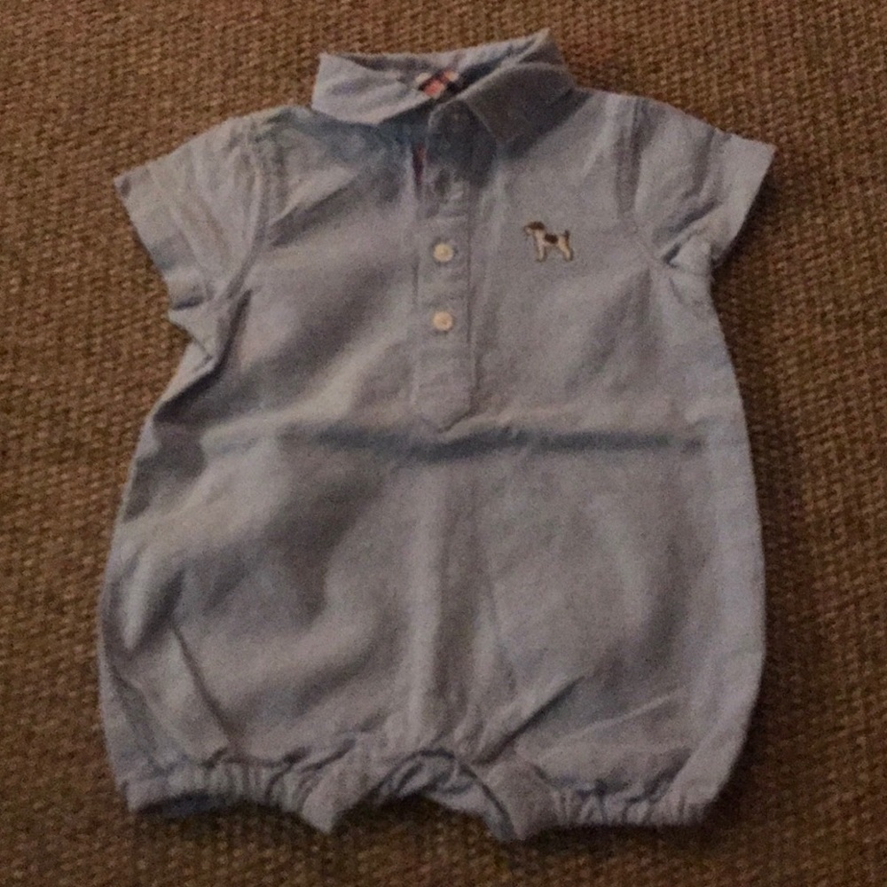 Boys Janie and Jack overall.